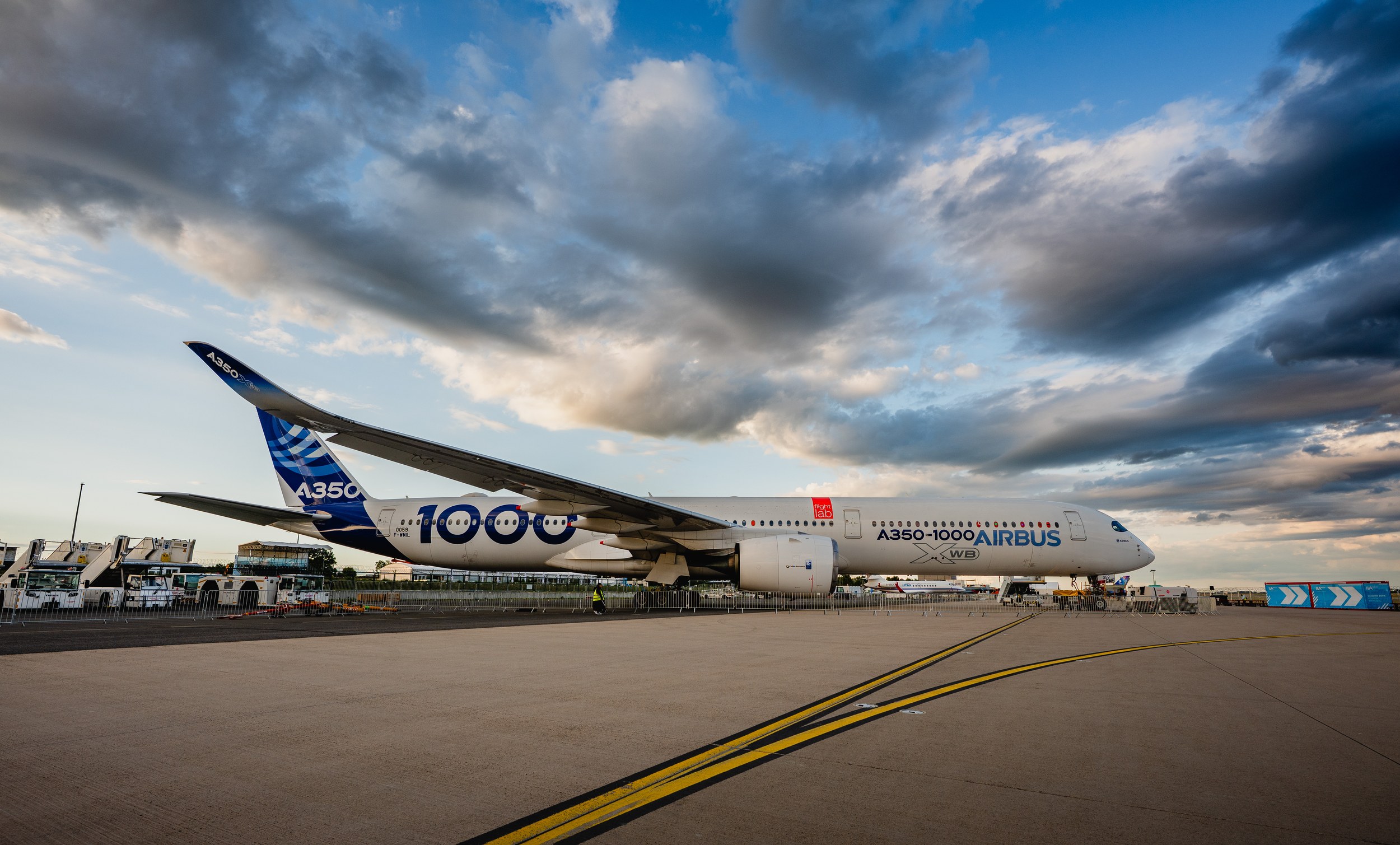 Airbus A350-1000 im Static Display