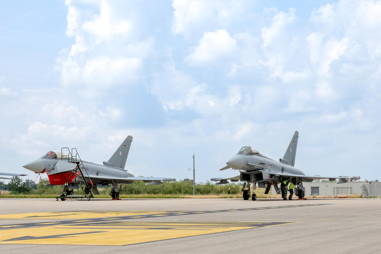 Eurofighter im Flug beim Flying Display