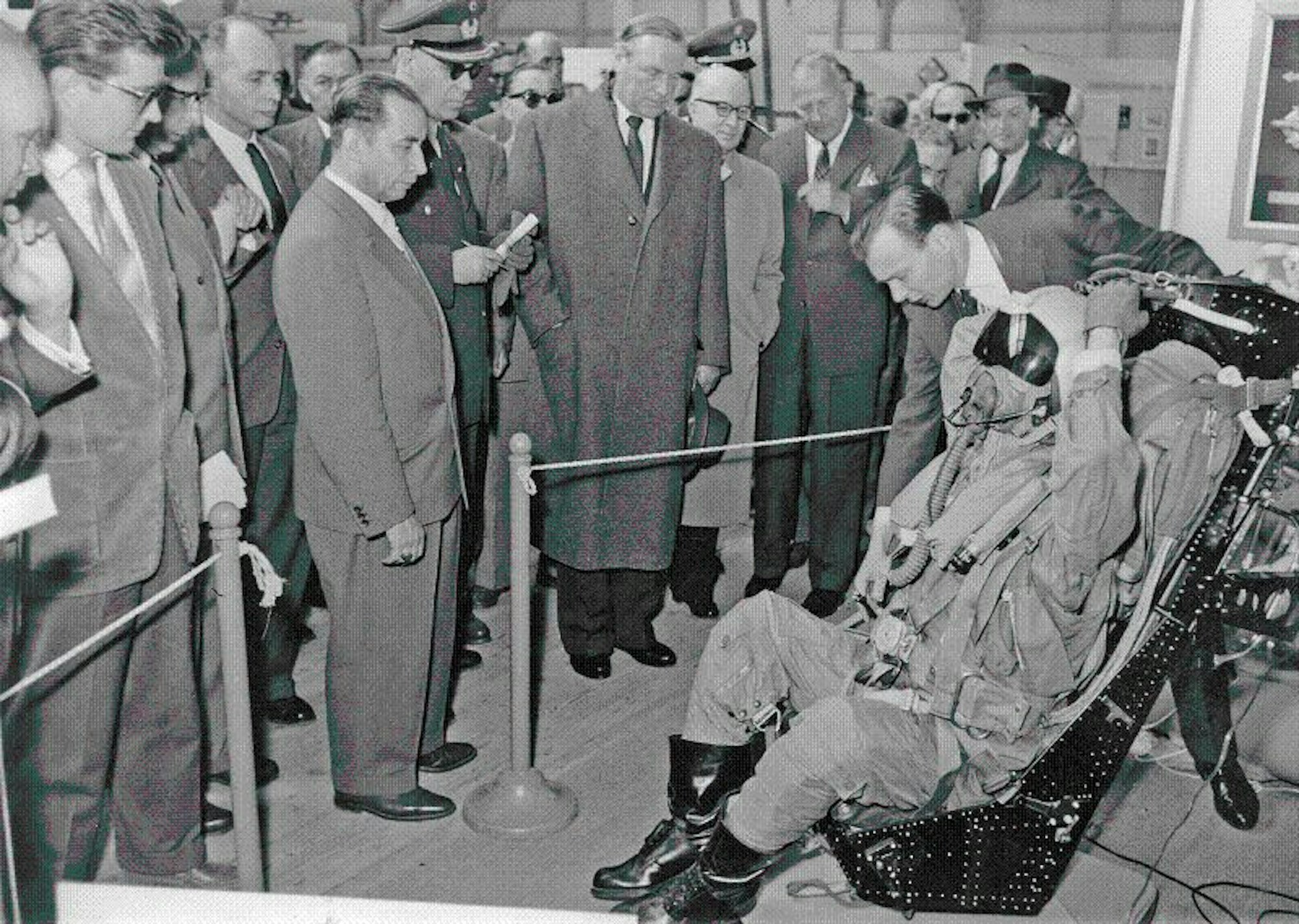 Historisches Foto der ILA 1958: Die „Sonderschau“