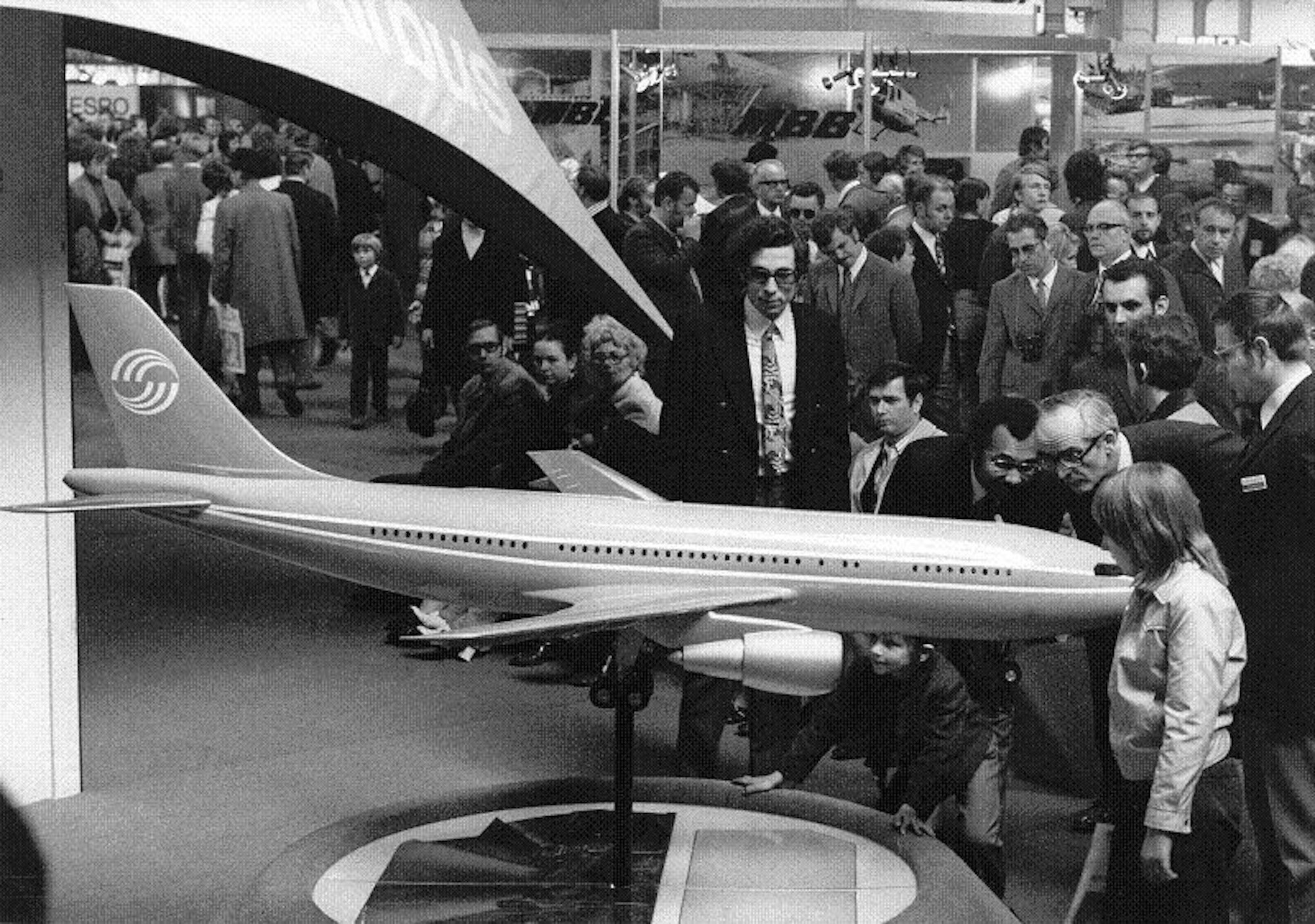 Historisches Foto der ILA 1972: Überschall und Loopings