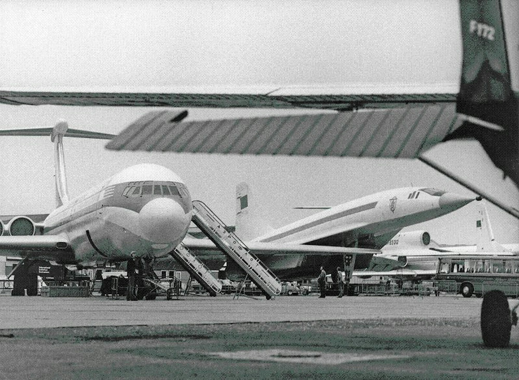 Historisches Foto der ILA 1972: Überschall und Loopings