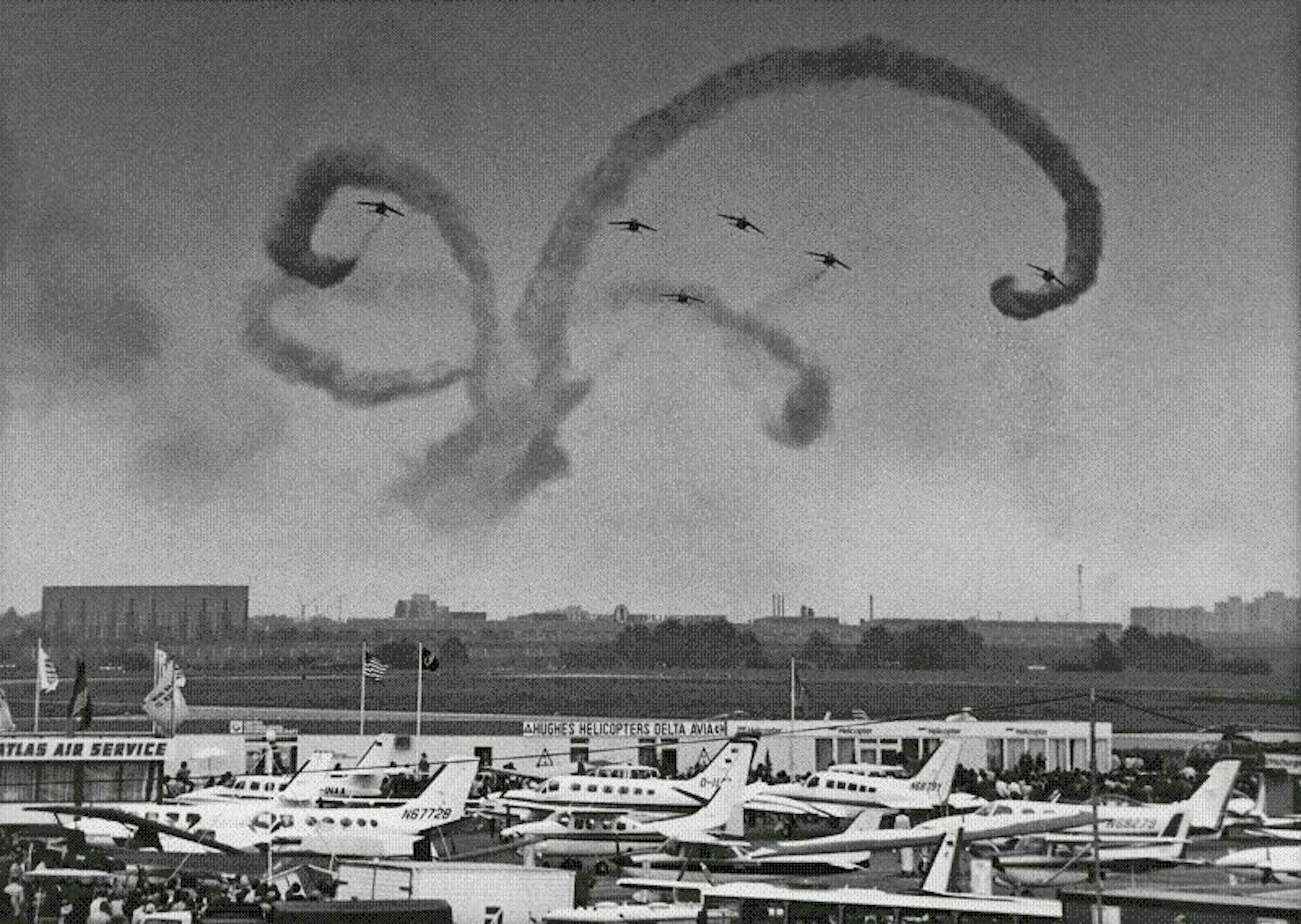 Historisches Foto der ILA 1980: AWACS-Premiere
