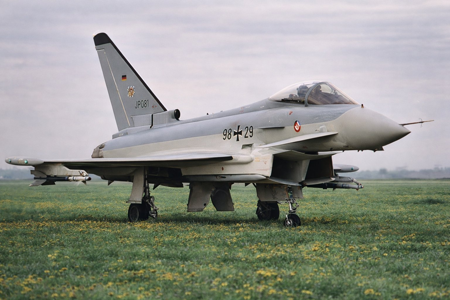 Historisches Foto der ILA 1996: Eurofighter-Debüt