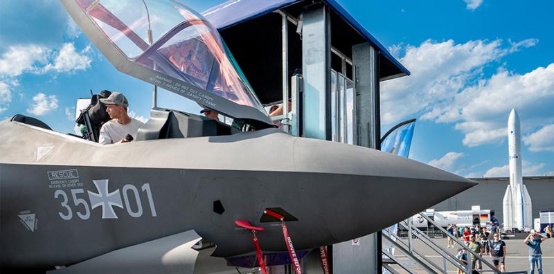 F35 Mock Up at ILA Berlin